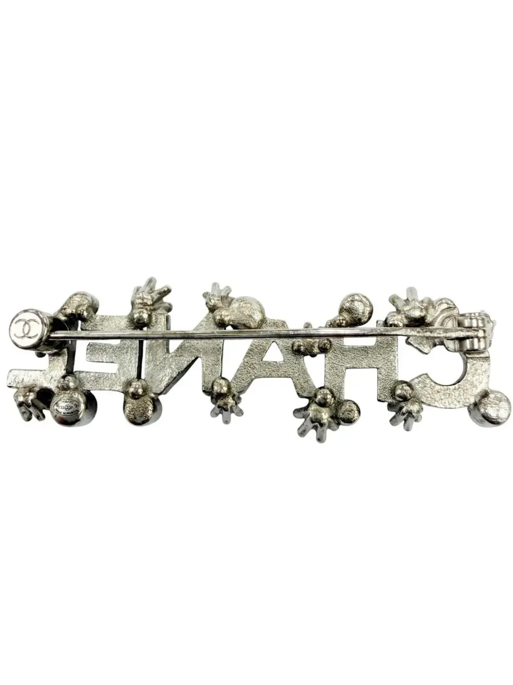Chanel Brooch Metal Silver With #343231C85B